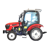 Nouvelle conception d'équipement agricole, mini-chargeuse sur pneus 4x4 pour l'agriculture, tracteur de jardin 70HP/80HP