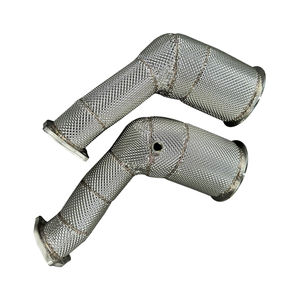 Tubo de escape de <span class=keywords><strong>precio</strong></span> adecuado para <span class=keywords><strong>Porsche</strong></span> <span class=keywords><strong>Cayenne</strong></span> S <span class=keywords><strong>Cayenne</strong></span> Turbo 2,9 T 4,0 T CSK tubo de bajada escape final - Product Image 1