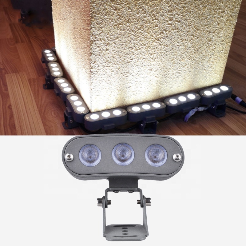 Wall Washer Light RGB DMX512 Full Color Modular 3D LED Waterproof Flexible for Outdoor Landscape Garden Linear Lighting