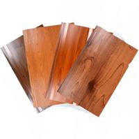 Panneau mural extérieur en métal sculpté avec âme en PU ignifuge et isolant thermiquement, 16 mm, 20 mm, 25 mm, adapté aux hôtels et aux villas