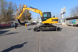 Macchine edili X120 12 ton ruota cingolato escavatore X120 12ton escavatore ruota per la vendita - Product Image 6