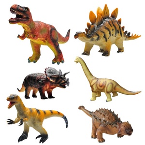 10-12 pouces 6 pièces dans un étui différents types de figurines de dinosaures ensemble réaliste <span class=keywords><strong>vinyle</strong></span> dinosaure jouet pour enfants dino modèle ornemental - Product Image 2
