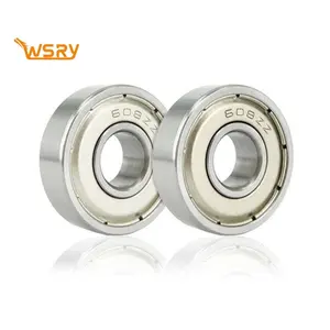 Wsry-rodamiento de bolas de acero cromado, fabricante OEM de china, 608 zz 2rs, rodamiento de bolas de ranura profunda