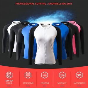 Soleil UV UPF50 + Pêche <span class=keywords><strong>Surf</strong></span> Zipper Rashguard Watersports Manches Longues Personnalisé Rashguard Rashguard <span class=keywords><strong>Surf</strong></span> Logo pour Hommes et Femmes - Product Image 2