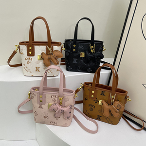 Женская модная и роскошная сшитая сумочка в форме ведра. Популярная подкладка полиэстера. Из полиуретанового материала <span class=keywords><strong>8037</strong></span> - Product Image 6