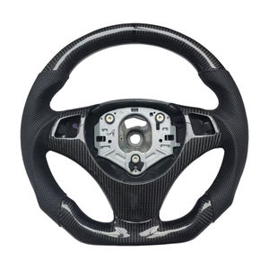 Volant de direction M Sport en cuir perforé et fibre de carbone pour BMW E90 E91 E92 E93 Série 3 - Produits populaires - Product Image 1