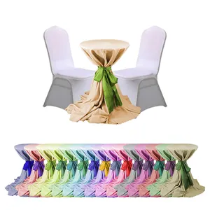 イベントパーティーのための豪華な小さなテーブルクロスラウンドカクテルレンタルグリッターテーブルクロス