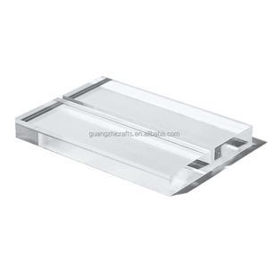 حامل شفاف بقاعدة فتحة أكريليك حامل واضح مع فتحة - Product Image 4