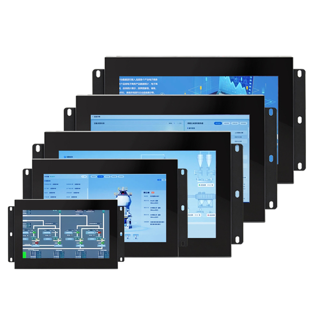 7 Inch Embedded Industrial Touchscreen Panel Pc Ip65 1000Nits Sunlight Readable 24/7 Operation HDM1 LAN RS232 Outdoor Display