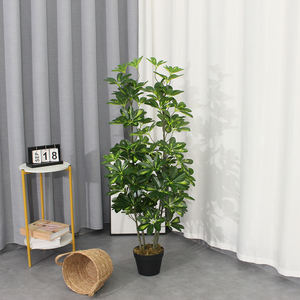 Offre Spéciale de décoration de jardin pour bureau à domicile Plantes artificielles en plastique pour les plantes artificielles artificielles Schefflera Arboricola - Product Image 2