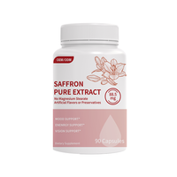 Capsules de Safran OEM pour Adultes – Beauté, Perte de Poids, Énergie, Humeur, Santé Oculaire et Cardiaque – Extrait Pur – Non destiné aux femmes enceintes – Durée de conservation : 36 mois