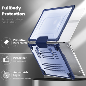 TPU Anti Drop Shock Protection Transparent Case Fold Starry Sky Stand Housse de protection pour MacBook Pro Air 13 14 16 Inch2018 2020 - Product Image 2