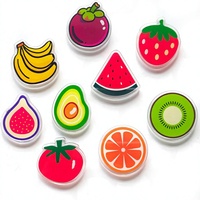 Aimants de réfrigérateur en acrylique sur le thème des fruits, mignons et personnalisés, décorations magnétiques créatives et uniques, idéales pour une utilisation promotionnelle