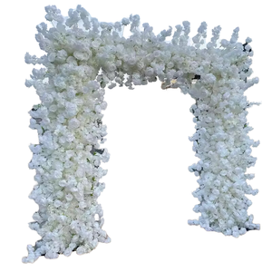 Arco de Flores de Cerezo Blancas Artificiales ZMHLHYJY, Estilo Natural, Ecológico, Duradero, Reutilizable, Decoraciones de Pared para Bodas - Product Image 1