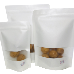 Bolsa <span class=keywords><strong>de</strong></span> papel Kraft con cremallera superior, embalaje <span class=keywords><strong>de</strong></span> alimentos con cremallera, bolsa <span class=keywords><strong>de</strong></span> pie para carne, cerdo, aperitivos, mar, embalaje <span class=keywords><strong>de</strong></span> alimentos con ventana transparente - Product Image 2