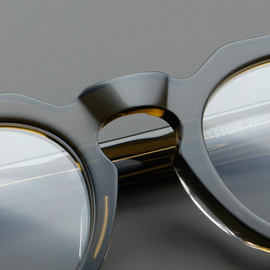 <span class=keywords><strong>2026</strong></span>新しい韓国スタイルの女性用光学フレーム古典的な丸い小さな眼鏡男性用高級デザイナー近視メガネカスタマイズされたロゴ - Product Image 4