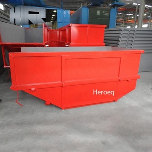 <span class=keywords><strong>Bidone</strong></span> a cavalletto in <span class=keywords><strong>acciaio</strong></span> industriale Merrell da 9M per il riciclaggio dei rifiuti solidi con ruote disponibili - Product Image 2