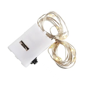 Guirnaldas de luces LED de 10-30 chips LED, luces decorativas alimentadas por batería de botón para flores, pasteles, cajas de regalo - Product Image 4
