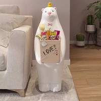 Sculpture en fibre de verre, célébrité d'Internet, poupée de dessin animé personnalisée, mascotte d'ours violent pour centre commercial extérieur, ornement de décoration, lapin, Guangdong