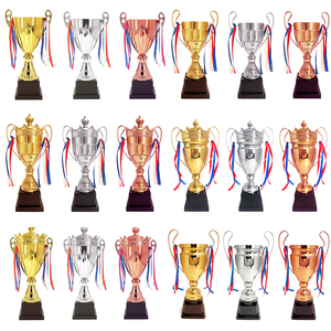 Yiwu collezione tazza di metallo <span class=keywords><strong>e</strong></span> stelo di plastica calcio in metallo trofy tazza trophe mdaille et placche - Product Image 5