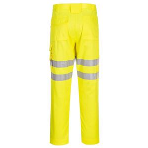 PORTWEST - EC40YER42 Eco <b>high</b> visibility yellow <b>trouser</b> - EAN 5036108366477 HI-<b>VIS</b> WORKWEAR - Product Image 2