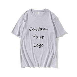 เสื้อยืดปี 2026 คุณภาพสูง ผ้าฝ้าย 100% สีดำ ไซส์ใหญ่ เสื้อยืดผู้ชาย พิมพ์โลโก้ตามสั่งสำหรับผู้ชาย - Product Image 4