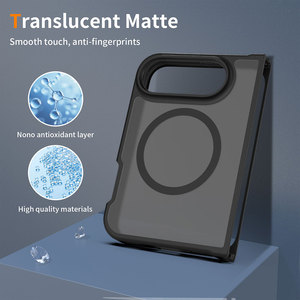 Funda Magnética para Teléfono con Sensación de Piel para iPhone Fold 18, Funda para Teléfono Celular con Carga Inalámbrica Esmerilada para iPhone Fold, Logotipo Personalizado SJK1121 - Product Image 5