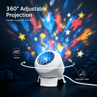 Projecteur LED rotatif dynamique à brancher, veilleuse colorée, thème océan, ambiance chambre, maison, enfants