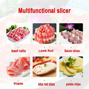 Automatic Frozen <b>Meat</b> Slicer Commercial Stainless Steel Thickness Adjustable Stacked <b>Meat</b> Filleting <b>Cutting</b> <b>Machine</b> - Product Image 2