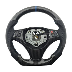 Volant sport en cuir perforé et fibre de carbone, design le plus récent, pour BMW E90 E91 E92 E93 Série 3 - Product Image 1