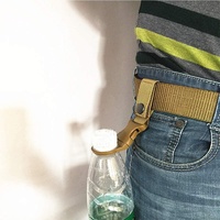 Porte-gobelet multifonctionnel à dégagement rapide, clip de suspension pour bouteille d'eau en nylon d'extérieur, accessoires de sac DIY pour l'escalade