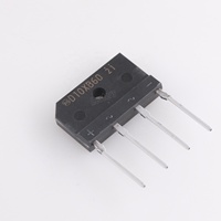 Redresseur en pont D10XB60 10A 600V Monophasé SIP-4 IC Original en Stock Support BOM Composants Électroniques D10XB60-7000