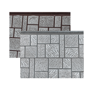 Trọng lượng nhẹ PU Sandwich Panel dễ dàng cài đặt cách điện bảng tường cho prefab và Modular nhà - Product Image 2