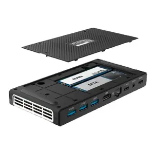 MOREFINE-Mini PC de 12. ª generación, Intel N100, LPDDR5, NVMe, SSD, HDMI2.0, WiFi6, BT5.2, Taschen