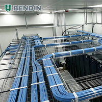 BenDin - Goulotte de câblage en grille métallique à largeur personnalisée, galvanisée, pour la pose de câbles de signalisation dans les projets d'automatisation de lignes de production en usine