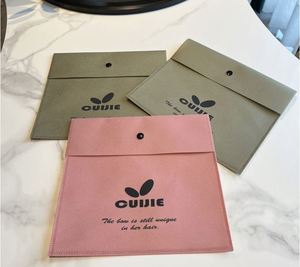 Eco Recycle Biodegradable Custom Garment Non-woven Drawstring Dust Bag <b>Pouch</b> Clothing Shoe Packaging Socks Logo Fur Custom - Product Image 1