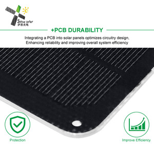 <span class=keywords><strong>Kit</strong></span> de Panel Solar Monocristalino ETFE Shine Small de 5w 10w 5v 6v, Mini Paneles <span class=keywords><strong>Solares</strong></span> HBC Negros de 15w 20w <span class=keywords><strong>12v</strong></span>, Panel Solar Portátil - Product Image 2