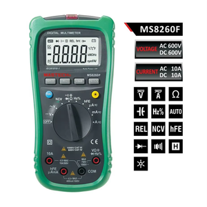 <span class=keywords><strong>Multimètre</strong></span> numérique à plage automatique MASTECH MS8260F DMM Fréquence Condensateur NCV <span class=keywords><strong>HFE</strong></span> Multi-testeur Comprobadores Multimetros <span class=keywords><strong>Multimètre</strong></span> - Product Image 4