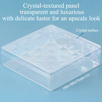 Boîte de présentation carrée en plastique SUNSHING pour desserts, emballage pour tiramisu, boîte cadeau en acrylique pour chocolats Ferrero