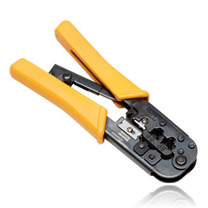 Alicates de crimpado Fluke para cables de 22 AWG con entrada frontal, acabado en óxido negro, herramienta a prueba de explosiones - Product Image 1