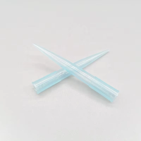 Pointes de micropipette jetables en plastique bleu de haute qualité en polypropylène PP 10ul 200ul 1000ul 1250ul pour laboratoire