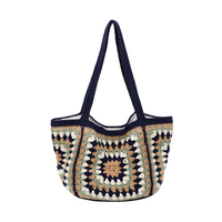 Sacs de plage élégants multifonctionnels en tricot pour femmes, nouvelle collection, vente en gros, directement de l'usine chinoise