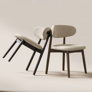 Sillas de Comedor de Lujo Estilo Francés Moderno <span class=keywords><strong>Cesca</strong></span> con Estructura Metálica y Tapizado Teddy - Product Image 2