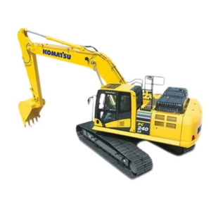 Excavatrice sur chenilles KOMATSU PC240LC de 24 tonnes en excellent état avec moteur et composants de pompe essentiels à vendre - Product Image 1