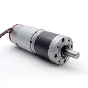 24V/12V Planetary DC Gear Motor 36mm Electric Motor Generator with Brush Commutation for Fan Electric Bicycle Smart Home Use