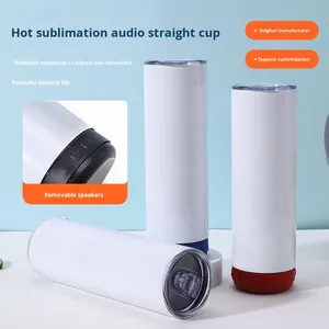 Botella de Agua Personalizada con Sublimación y Altavoz Bluetooth, Termo de 20 Oz, Enfriador 4 en 1 - Product Image 2