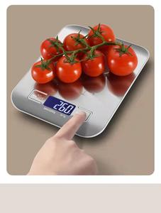 Robuste genaue elektronische digitale <span class=keywords><strong>10</strong></span> kg Edelstahl Waage Küchen waage - Product Image 2