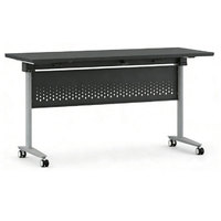 Vente directe d'usine, bureaux de travail rectangulaires en bois pliables modernes de haute qualité DINGLONG DL-KS06. Personnalisation de styles variés