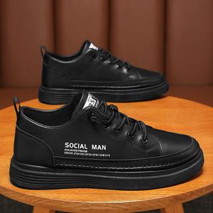 Men's British Style Business Casual Oxford Shoes Genuine <b>Leather</b> Mesh Lace-Up Anti-Slip Breathable Lightweight Round Toe Glossy - Product Image 6