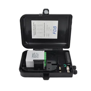 Customized FTTH 16 ports Optical Terminal Box FTTH PLC Splitter Fiber Distribution Box